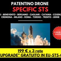 Corso DRONE SPECIFIC IT-STS + EU-STS 699 (14 sedi)