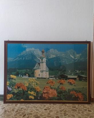 Puzzle 1500 pezzi cornice e paesaggio 