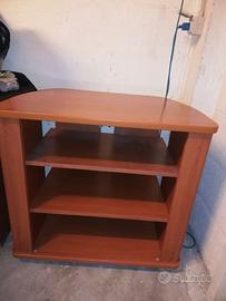 Mobile in legno tv, decoder in legno scontatissimo
