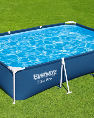 piscina smontabile, con pompa