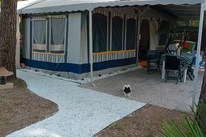 copertura roulotte stanziale 