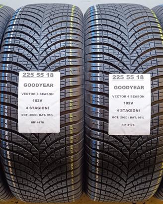 4 GOMME 225 55 18 GOODYEAR 4 STAG. RIF4178