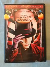 La Fabbrica di Cioccolato dvd J. Depp Tim Burton