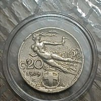🇮🇹 20 Centesimi 1909 – Regno d’Italia