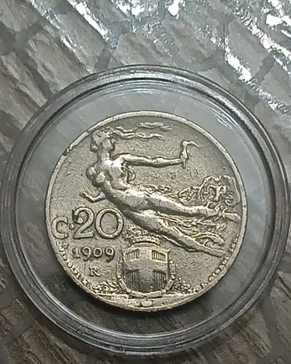 🇮🇹 20 Centesimi 1909 – Regno d’Italia