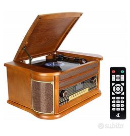 Giradischi Vintage (LP, bluetooth, cassette)