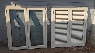 Finestra e Persiana Alluminio bianco