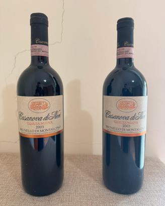 Vino Brunello casanova dei neri