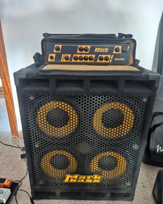 testata Sa450 + cassa std 104 hf markbass