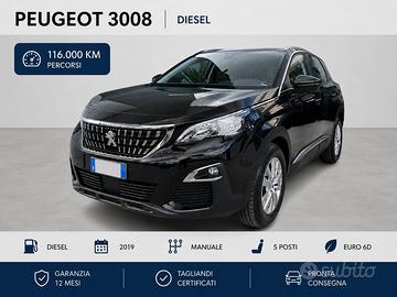 Peugeot 3008 BlueHDi cambio manuale sensori parche