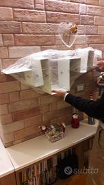 Mensole x libri o cd in metallo