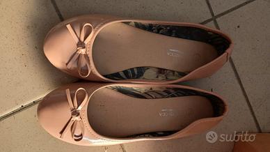 Ballerine laccate rosa taglia 37