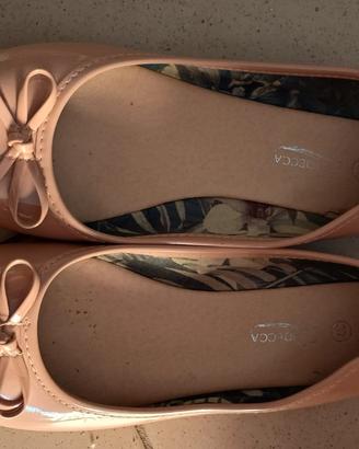 Ballerine laccate rosa taglia 37