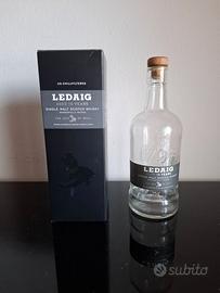 Bottiglia whisky LEDAIG vuota