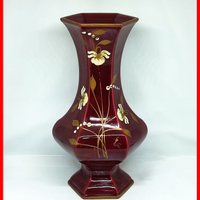 Vaso Eva decorativo ceramica vintage dipinto mano