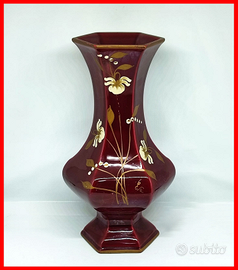 Vaso Eva decorativo ceramica vintage dipinto mano