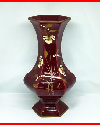 Vaso Eva decorativo ceramica vintage dipinto mano