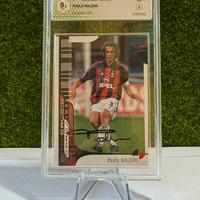 Carta gradata e autografata maldini