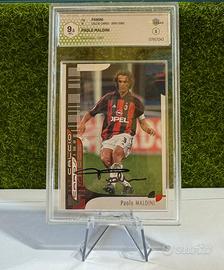 Carta gradata e autografata maldini