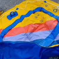 Materasso mare gonfiabile, canotto, pinne da sub