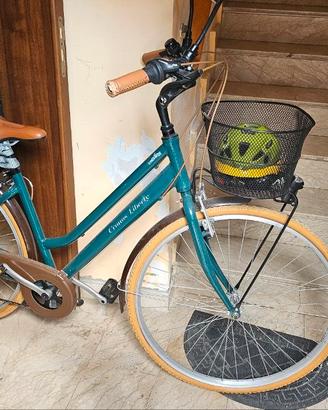 bici con cestino e seggiolino