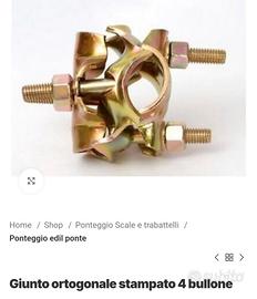 Morsetti ponteggio 