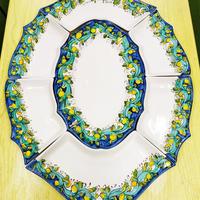 Cena fredda in ceramica vietrese