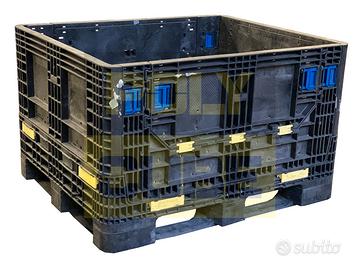 Cassoni Contenitori in plastica richiudibili usati