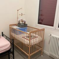 Lettino ikea nuovo con materasso e lenzuolini