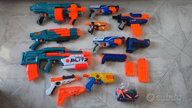 Nerf lotto da 9 pezzi con accessori e colpi
