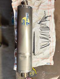 Scarico LeoVince SBK rivestimento in Titanio usato