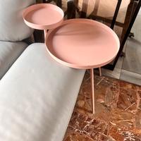 Tavolino da caffé rosa, per divano
