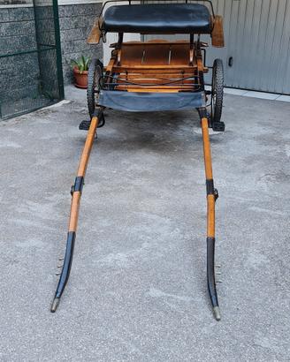 CALESSE BOLOGNESE CON TRE BALESTRE CAVALLO GRANDE 