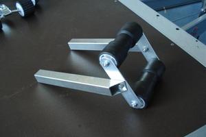 Kit rulli centrali basculanti per rimorchio