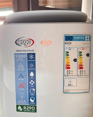 Condizionatore Argo Milo plus, 13.000 BTU