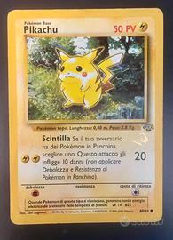 Pikachu W Gold Promo Wizard mazzo Jungle