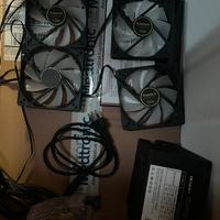 Set Ventole RGB Gamdias + Alimentatore PC 650W