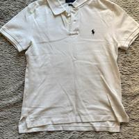 Polo bianca Ralph Lauren originale | Slim Fit
