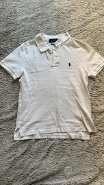 Polo bianca Ralph Lauren originale | Slim Fit