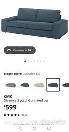 Divano Kivik Ikea 3 posti 