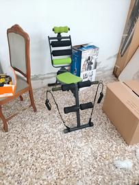 tappeto per correre e attrezzo addominali 