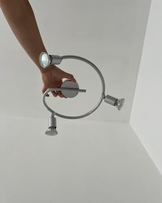 Lampadario moderno a 3 faretti LED