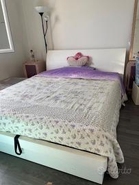 Letto matrimoniale con contenitore