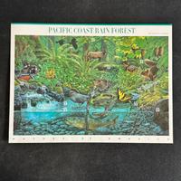 USA Francobolli Pacific Coast Rain Forest