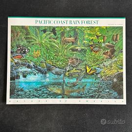 USA Francobolli Pacific Coast Rain Forest