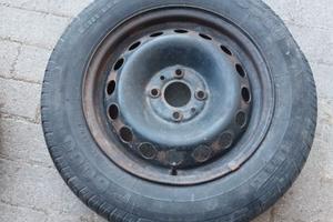 1 Cerchio in ferro R14 gommato