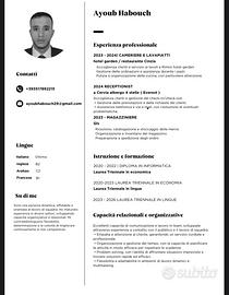 Reception/ cameriere