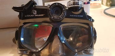 Maschera snorkeling video foto