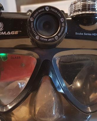 Maschera snorkeling video foto