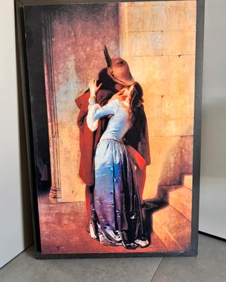 Quadri 120 x 80 il bacio e 100 x 80 ninfee